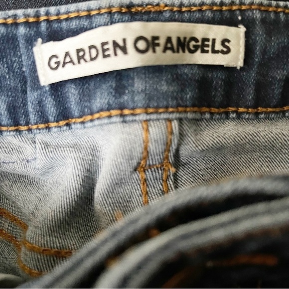 Garden of Angels Straight Leg High Rise Cropped Jeans - Picture 6 of 7